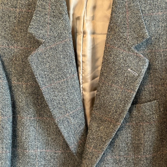 Classic Vintage Men’s Brown Wool/Alpaca Tweed Academia Preppy Blazer Sz 40S - Picture 3 of 13